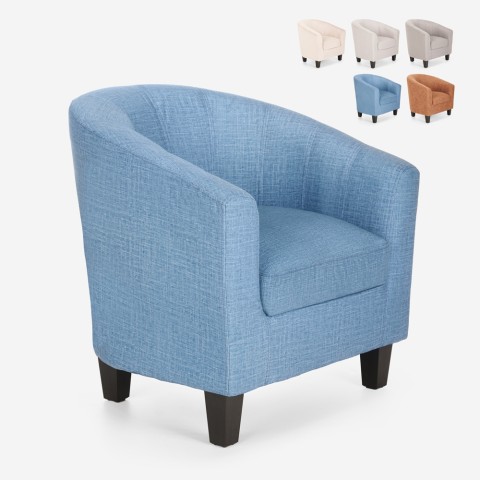 Seashell Class design lænestol med stofbetræk i flere farver møbel
