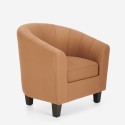 Seashell Soft design lænestol kunstlæder betræk i flere farver møbel Tilbud