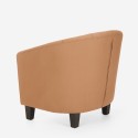 Seashell Soft design lænestol kunstlæder betræk i flere farver møbel Udsalg