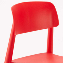Barcellona AHD stabelbar design spisebords stol i polypropylen og træ 