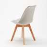Goblet nordica plus ahd design spisebords stol farverig i træ og polstret Udsalg