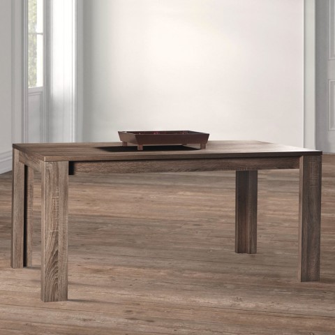 Douglas 160x90 cm moderne rektangulær spisebord bord med egetræ effekt