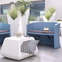 Udendørs vandafvisende sofapude til havebar Breeze LYXO På Tilbud