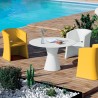 Breeze loungestol udendørs lænestol i polyethylen i forskellige farver Billig