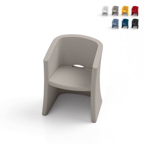 Breeze loungestol udendørs lænestol i polyethylen i forskellige farver