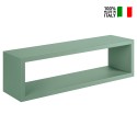 Regolo 60x15,5x17 cm lille træ reol rektangulær væghylde svævehylde 