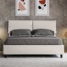 Sleeper 120x190 cm seng med opbevaring lameller sengegavl kunstlæder Rabatter