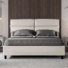 Nandy 160x190 cm seng opbevaring lameller sengegavl kunstlæder betræk Rabatter