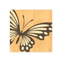 Butterfly billede dekoration 75x75 cm sommerfugl med indlagt træ Egenskaber