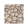 Stones billede dekoration 75x75 cm moderne motiv lavet med indlagt træ Egenskaber