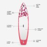 Origami Pro XL 12' sup board oppustelig paddleboard padle rygsæk pumpe Udvalg