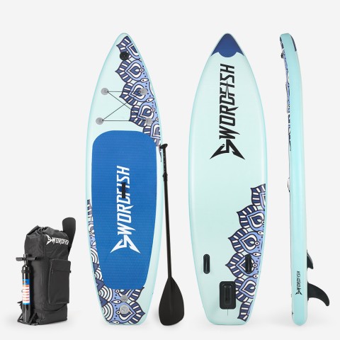 Mantra Pro 10'6" Sup Board oppustelig paddleboard padle rygsæk pumpe