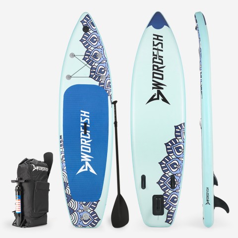 Mantra Pro XL 12' Sup board oppustelig paddleboard padle rygsæk pumpe Kampagne