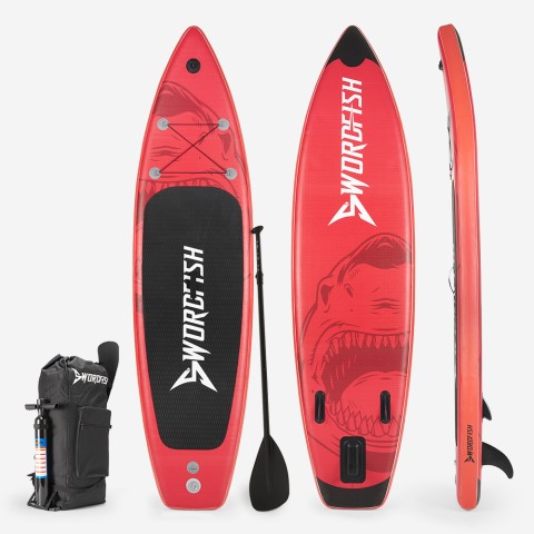 Red Shark Pro XL 12' Sup board oppustelig paddleboard padle rygsæk