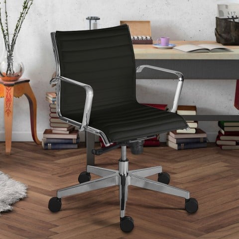 Lav ergonomisk executive kontorstol med kunstlæderdesign Stylo LBE