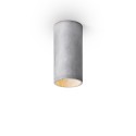 Cromia design loftlampe 13 cm cylinderformet led lampe cement farverig 