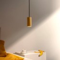 Cromia pendel loftlampe 13 cm cylinderformet led lampe cement farverig Omkostninger