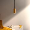 Cromia pendel loftlampe 13 cm cylinderformet led lampe cement farverig Omkostninger