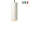 Cromia pendel loftlampe 20 cm cylinderformet led lampe cement farverig Køb