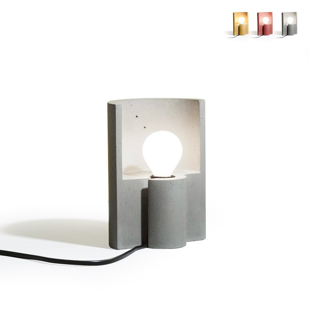 Lampada da tavolo artigianale design moderno minimalista Esse