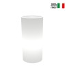 Barocco høj 35 cm rund vase plast krukke potte med indbygget lys Tilbud