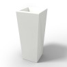 Egizio høj 41x90 cm rektangulær vase plast krukke potte indendørs have Tilbud