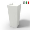 Egizio høj 41x90 cm rektangulær vase plast krukke potte indendørs have På Tilbud