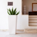 Egizio høj 41x90 cm rektangulær vase plast krukke potte indendørs have Udsalg