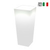 Egizio høj 41x90 cm rektangulær vase plast krukke potte indbygget lys På Tilbud