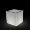 Ellenico høj kvadratisk vase plast krukke potte med indbygget lys Valgfri