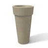Messapico høj 90cm rund vase plast krukke potte til udendørs indendørs Valgfri
