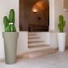 Messapico høj 90cm rund vase plast krukke potte til udendørs indendørs Udsalg