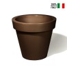 Romano høj 70 cm rund vase plast krukke potte til udendørs indendørs Rabatter