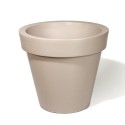 Romano høj 80 cm rund vase plast krukke potte til udendørs indendørs Valgfri