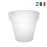 Romano høj rund vase plast krukke potte med indbygget lys Udsalg