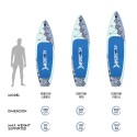 Mantra Junior 8'6 Sup Board børn oppustelig paddleboard pumpe rygsæk 
