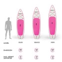 Bolina 8'5 sup board børn oppustelig paddleboard med padle pumpe rygsæk 