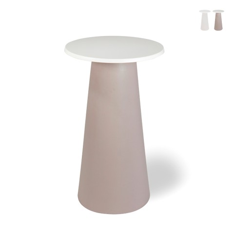 Høj polyethylen udendørs sofabord med moderne design Mikò 2.0