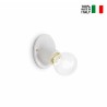 Trieste AP væglampe hvid keramik håndmalet led lys soveværelse stue På Tilbud