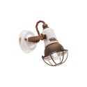 Loft AP væglampe keramik metal håndmalet led lys til soveværelse stue Billig