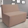 Traveller 2 personers modulær sofa i stofbetræk til venteværelse stue