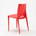Sæt med 20 Color AHD stabelbar spisebords stol plast forskellige farver Model