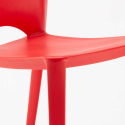 Sæt med 20 Color AHD stabelbar spisebords stol plast forskellige farver Egenskaber