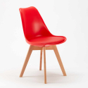 sæt med 20 Goblet nordica ahd design spisebords stol farverig i plast træ Omkostninger