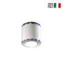 Trieste PL stor loftlampe håndmalet keramik led lys soveværelse stue På Tilbud