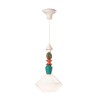Lariat SO-G pendel loftlampe glas keramik håndmalet led lampe til stue Tilbud