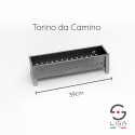 Torino Camino lille trækuls grillspyd metal grill transportable Tilbud