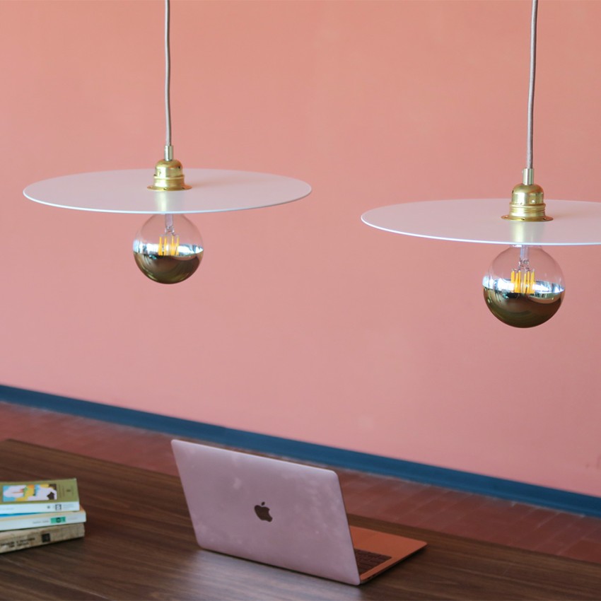 Ballerina pendel loftlampe metal led lampe stue værelse restaurant bar Kampagne