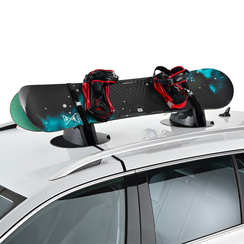 manipulere Booth kalligraf Ellisse Ski & Board magnetisk snowboard og skiholder til biltag