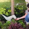 Odla dinosaur figur skulptur til hjemmet haven stuen af polyethylen 